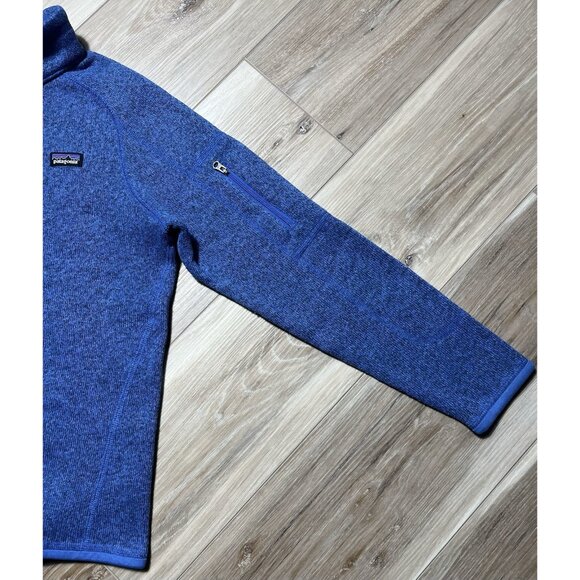 Patagonia Blue Better Sweater Quarter Zip Up Fleece Pullover - Youth XL (14) - Picture 10 of 16